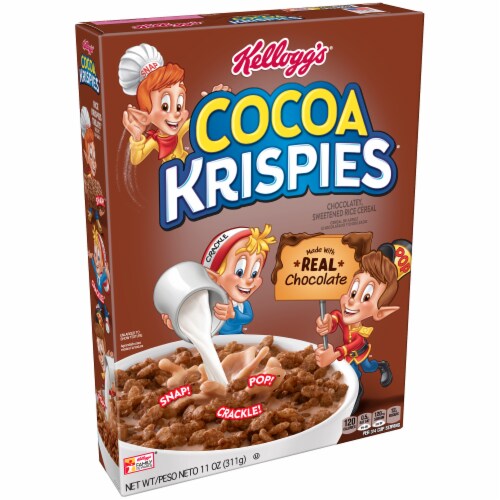Cocoa Krispies Cereal Perspective: left