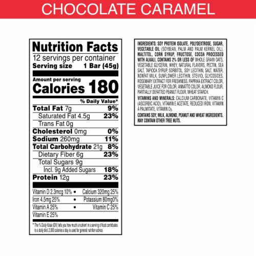 Special K® Bar Chocolate Caramel Protein Meal Bars Perspective: left