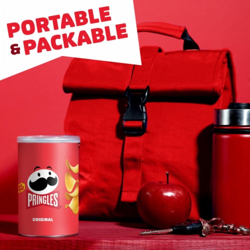 Pringles Original Potato Crisps Chips Grab N' Go Snack Pack Perspective: left