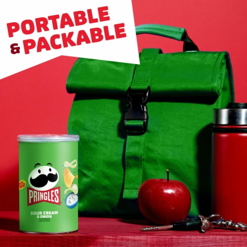 Pringles® Sour Cream and Onion Grab N' Go Potato Crisps Chips Perspective: left
