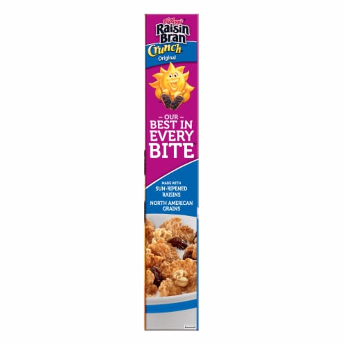 Kellogg's® Raisin Bran Crunch Cereal Perspective: left