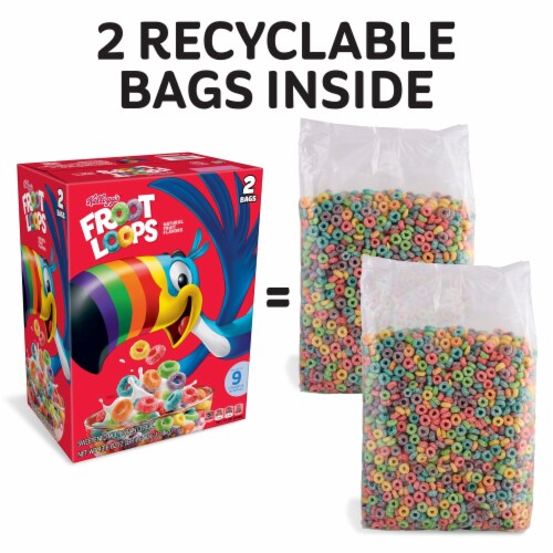 Kellogg's® Froot Loops Bag Cereal Perspective: left