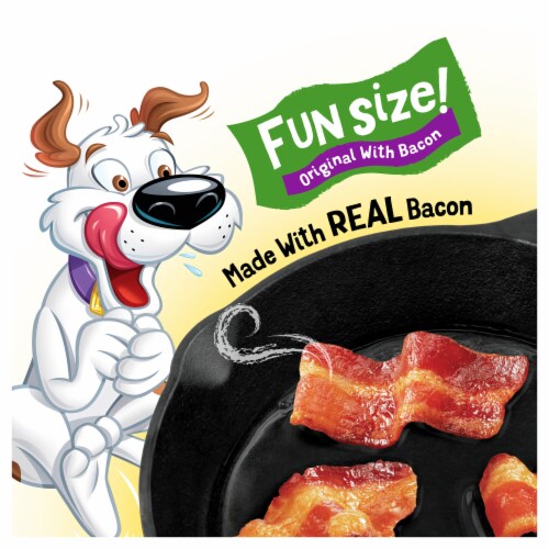 Purina Beggin' Strips Fun Size Original Dog Treats with Bacon Flavor Perspective: left