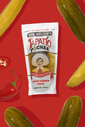 Van Holten's Tapatio Salsa Picante Flavored Pickle 1 ea Perspective: left