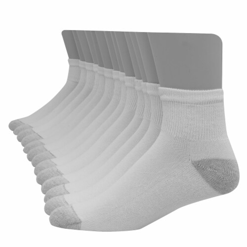 Hanes® Boys/Men's Ultimate Ankle Socks Perspective: left