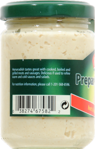 Hengstenberg Hot & Spicy Prepared Horseradish Perspective: left