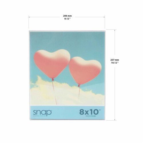 Snap® 8x10 Clear Box Frame Perspective: left