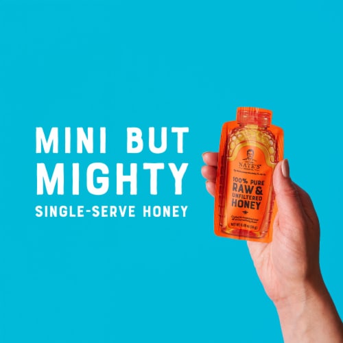 Nature Nate's® Classic Honey Minis Single Serve Packets Perspective: left