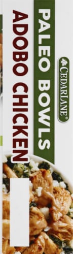 CedarLane Adobo Chicken Paleo Bowl Frozen Meal Perspective: left