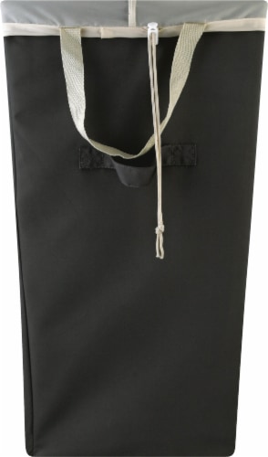 Whitmor NewTrals Easycare Hamper and Laundry Bag - Gray Perspective: left