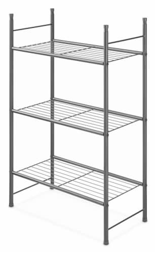 Whitmor Stackable 3-Tier Closet Organizer Perspective: left