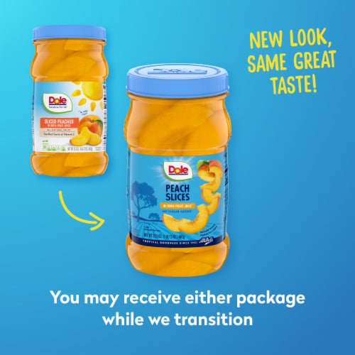 Dole® Sliced Peaches In 100% Fruit Juice Perspective: left