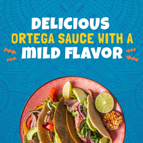 Ortega Original Thick and Smooth Mild Taco Sauce, Kosher Perspective: left
