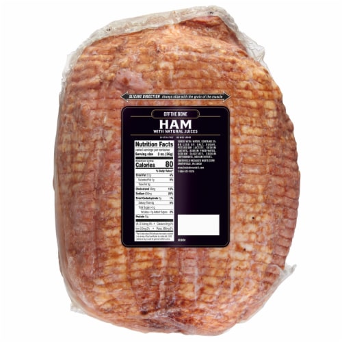Kretschmar® Off The Bone Ham Fresh Sliced Deli Meat Perspective: left