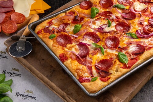 Kretschmar Premium Pre-Sliced Deli Pepperoni Perspective: left
