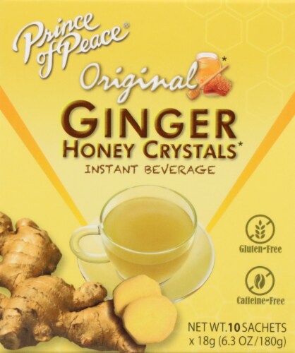 Prince of Peace® Original Ginger Honey Crystals Instant Beverage Perspective: left