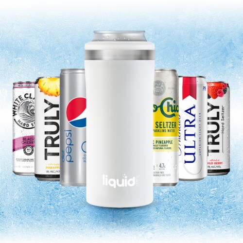 Grand Fusion Slim Can Koozie, Insulated Stainless Steel Vacuum Sealed Can  Cooler for Tall and Skinny Canned Drinks, Koozies for Cans to Keep your