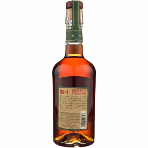Michter's Us 1 Single Barrel Kentucky Straight Rye Whiskey Perspective: left