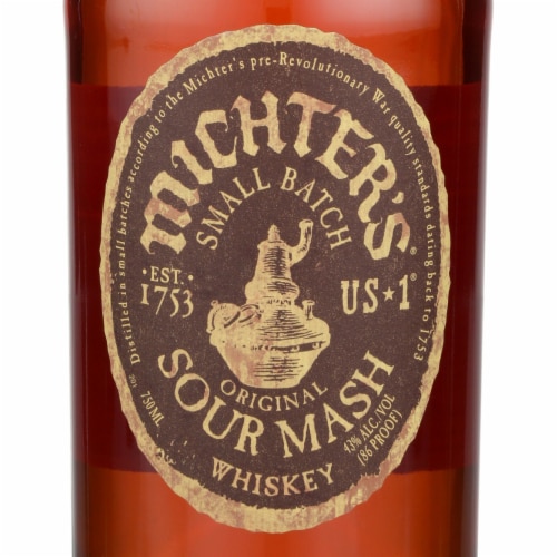 Michter's Us 1 Sour Mash Original Small Batch Kentucky Blended American Whiskey Perspective: left
