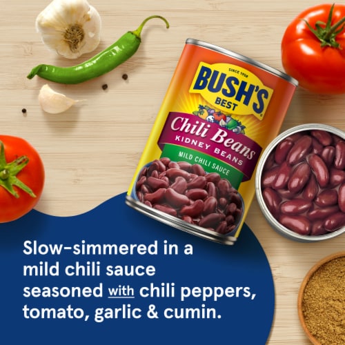 Bush's Kidney Beans in a Mild Chili Sauce 16 oz Perspective: left