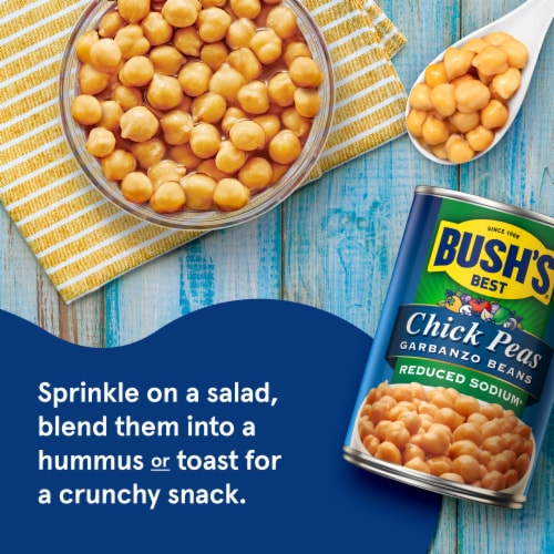 Bush's Best® Reduced Sodium Garbanzo Beans Perspective: left