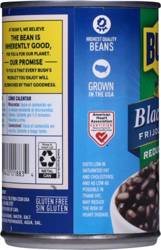Bush's Best® Reduced Sodium Black Beans Perspective: left