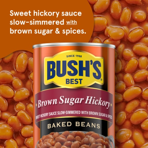 Bush's Best® Brown Sugar Hickory Baked Beans Perspective: left