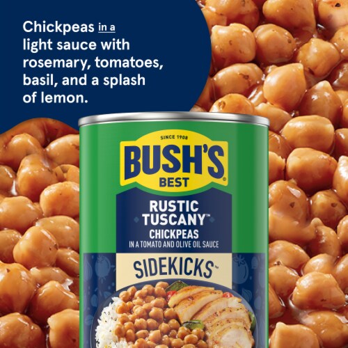 Bush's Rustic Tuscany Chickpeas 15.5 oz Perspective: left