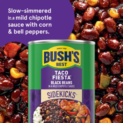Bush's Best™ Sidekicks™ Taco Fiesta Black Beans Perspective: left