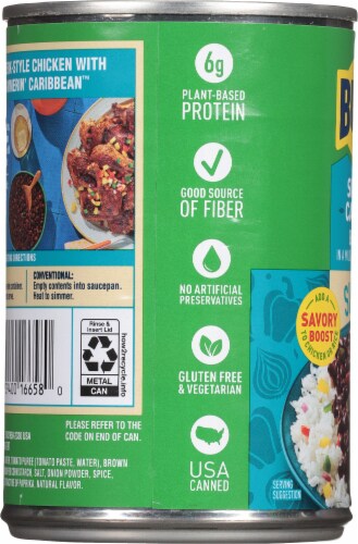 Bush's Best® Sidekicks Simmerin' Caribbean Black Beans Perspective: left