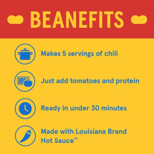 Bush’s® Hearty Heat Chili Magic Chili Starter Perspective: left