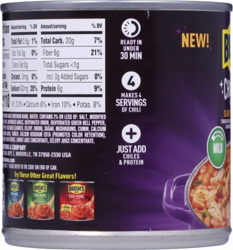 Bush's® Slow-Simmered White Chili Magic Chili Starter Perspective: left