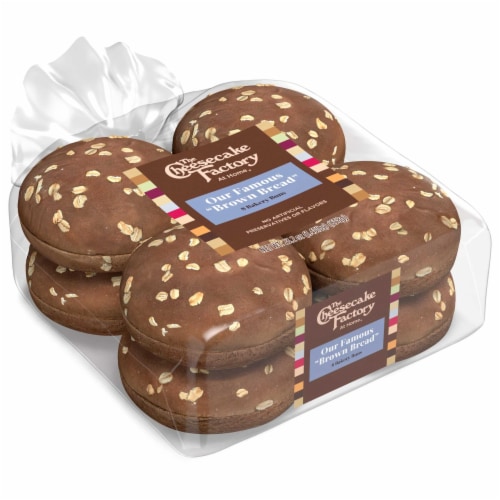 The Cheesecake Factory At Home Famous "Brown Bread" Sweet Wheat Bakery Buns Perspective: left