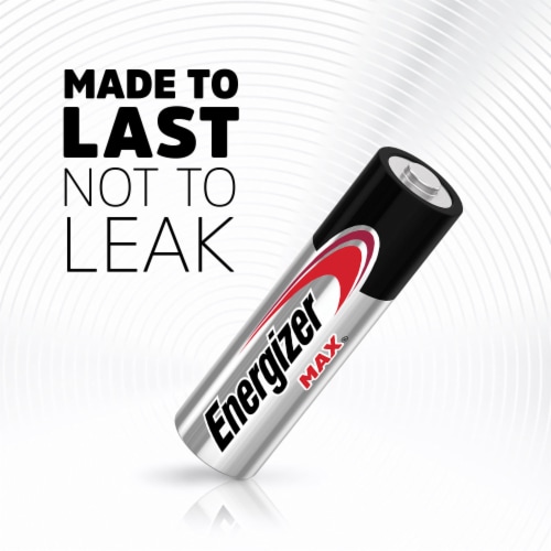 Energizer Max Alkaline AA Batteries Perspective: left