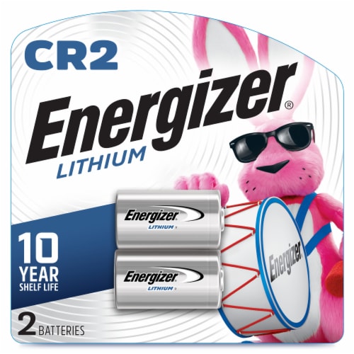 Energizer® Photo Lithium CR2 Batteries - 2 Pack Perspective: left