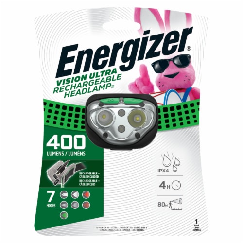 Energizer 400 Lumens Rechargeable LED Headlamp Perspective: left