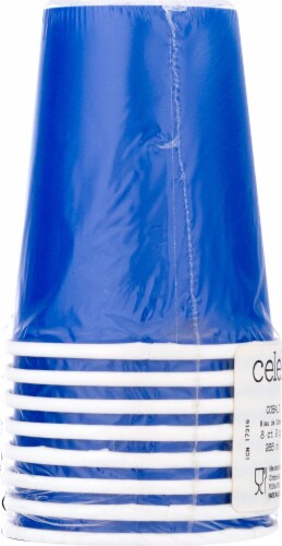 Creative Converting Celebrations Party Cup - 8 pk - Cobalt Blue Perspective: left