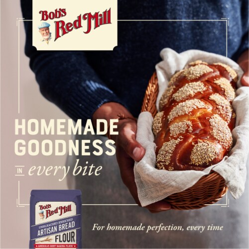 Bob's Red Mill Artisan Bread Flour Perspective: left