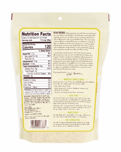 Bob's Red Mill Gluten Free Tropical Muesli Perspective: left