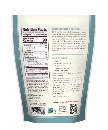Bob's Red Mill Signature Fudgy Brownie Baking Mix Perspective: left