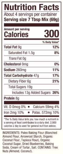 Bob's Red Mill Grain Free Blueberry Muffin Mix Perspective: left