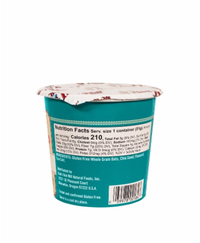 Bob's Red Mill® Gluten Free Classic Oatmeal Cup Perspective: left