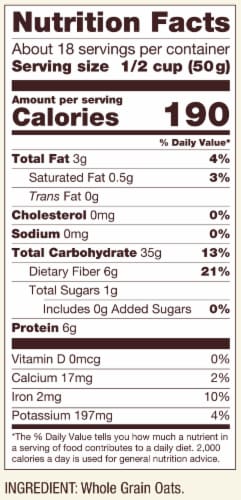 Bob's Red Mill Gluten Free Extra Thick Rolled Oats 32 oz Perspective: left