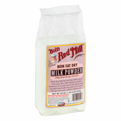 Bob's Red Mill Non Fat Dry Milk Powder Perspective: left