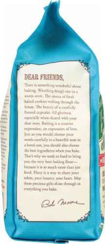 Bob's Red Mill Organic Unbleached White All-Purpose Flour Perspective: left