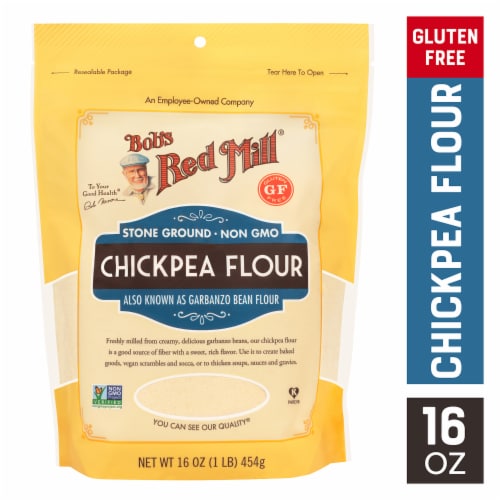 Bob's Red Mill Gluten Free Chickpea Flour Perspective: left