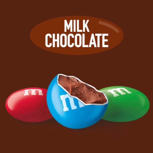 M&M'S Milk Chocolate Candy Full Size Bag Perspective: left