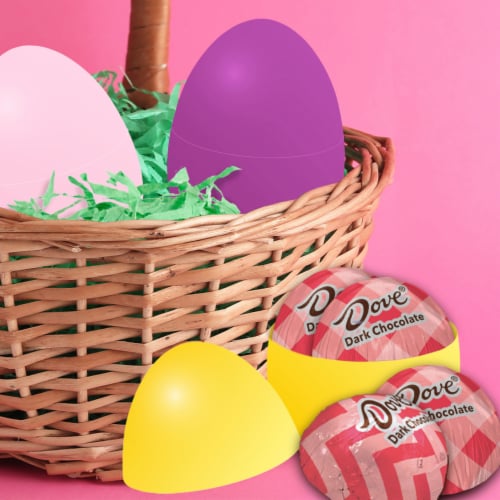 Dove Easter Egg Dark Chocolate Easter Candy Bag Perspective: left