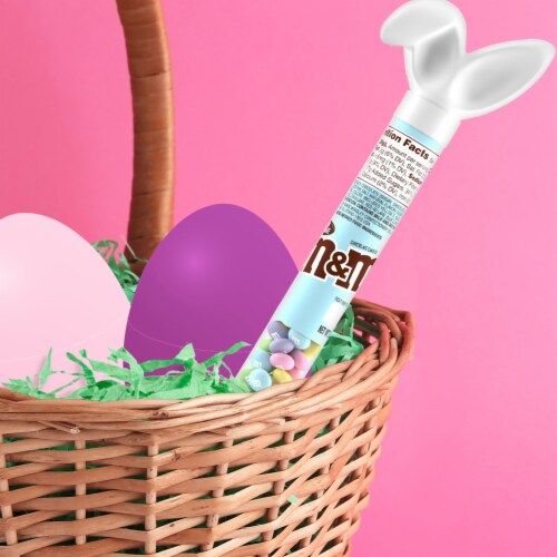 M&M'S Easter Milk Chocolate Candy Bunny Cane Perspective: left