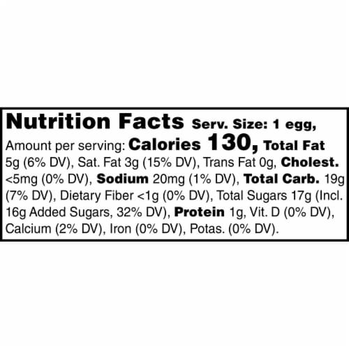 M&M'S® Easter Egg Milk Chocolate Candy Perspective: left